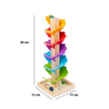 Klangbaum holz Murmelbaum für Kinder